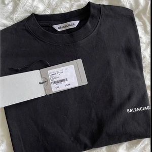 COPY - Balenciaga Black Logo Tshirt